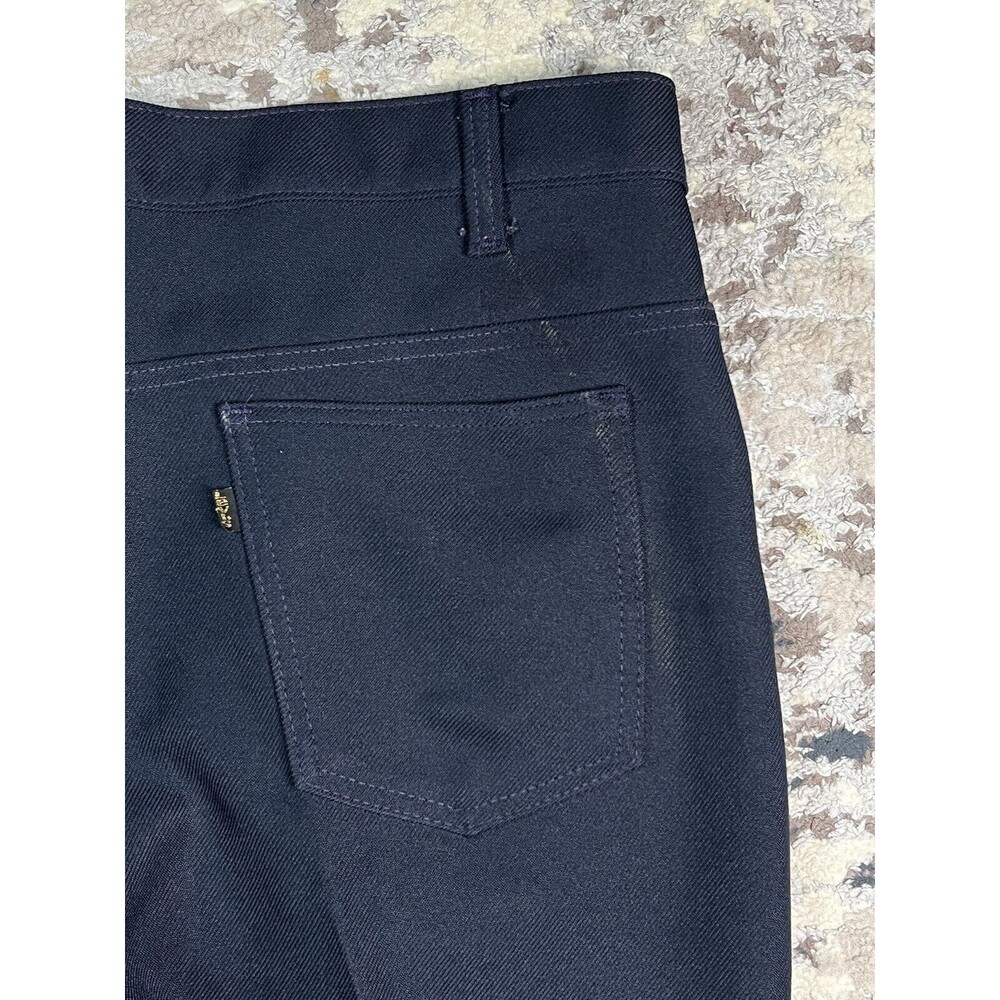 Vintage Levi's Pants Men's 38x32 Blue Chino Straight Dacron Polyester 90's USA - Picture 8 of 12